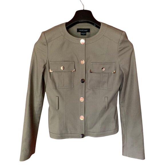 Marciano Olive Green Military Jacket Size 0 XS - Picture 6 of 6